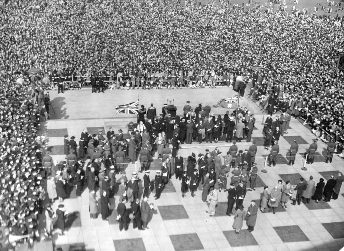 Victory celebrations in Melbourne, Melbourne City (1942–48)