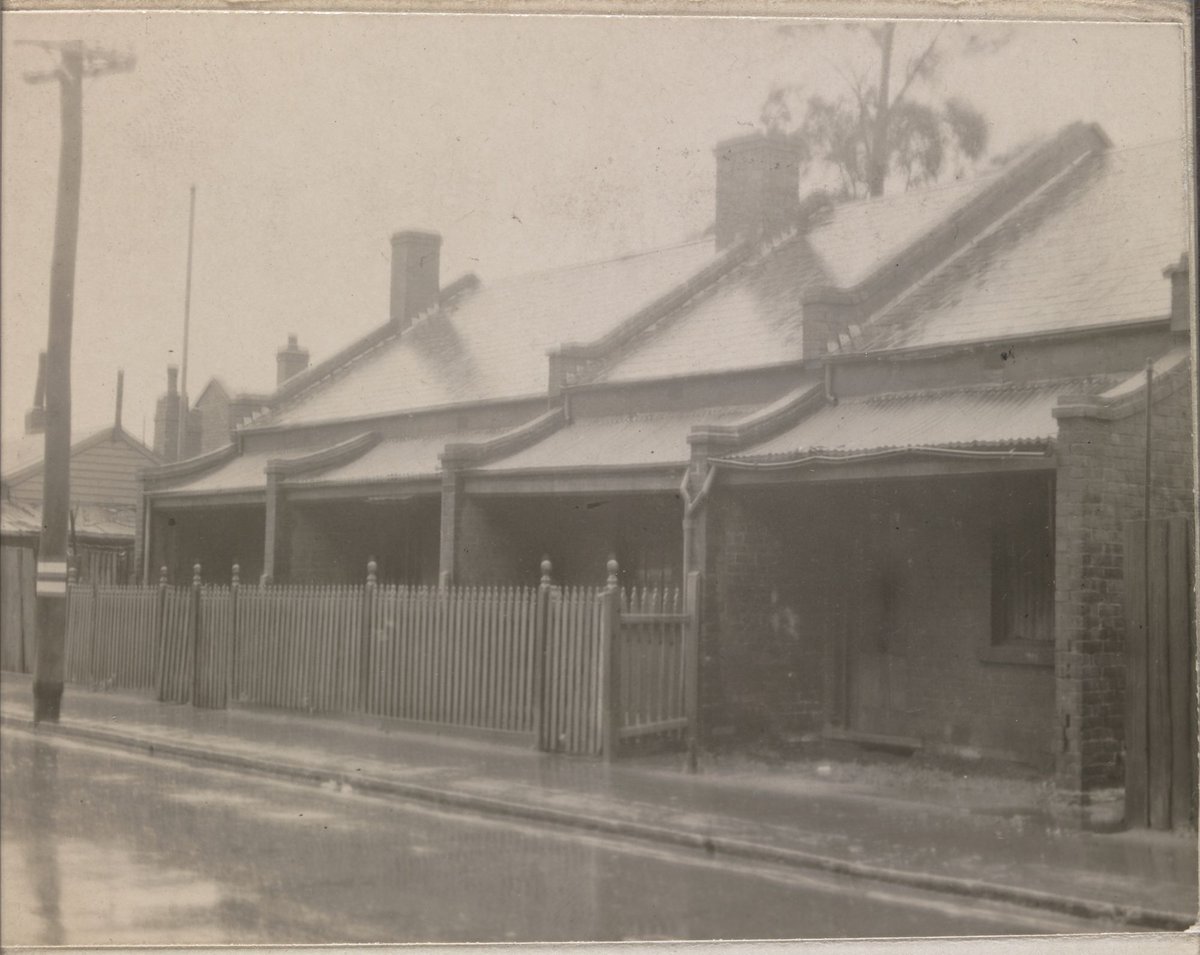 Fitzroy. A group of four cottages (c. 1935)