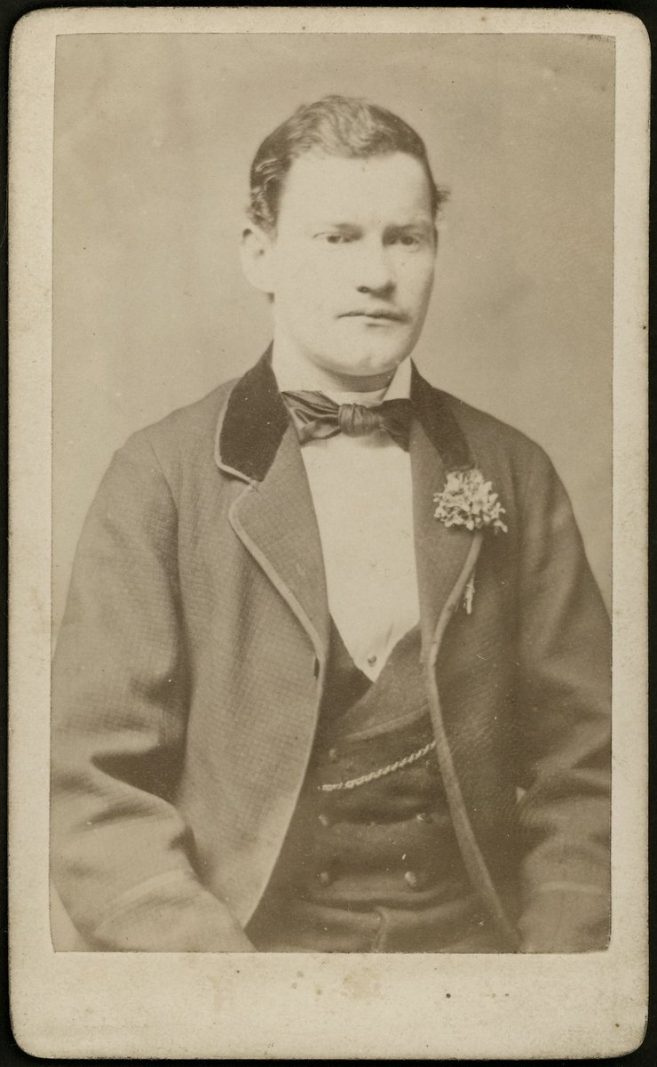 Studio portraits of men by J. Cannings, Collingwood (1875–85)
