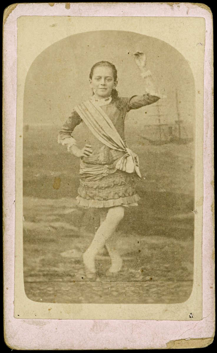 Portrait photographs of young girl by C. A. Sibert, travelling photographer, Melbourne (1855–75)