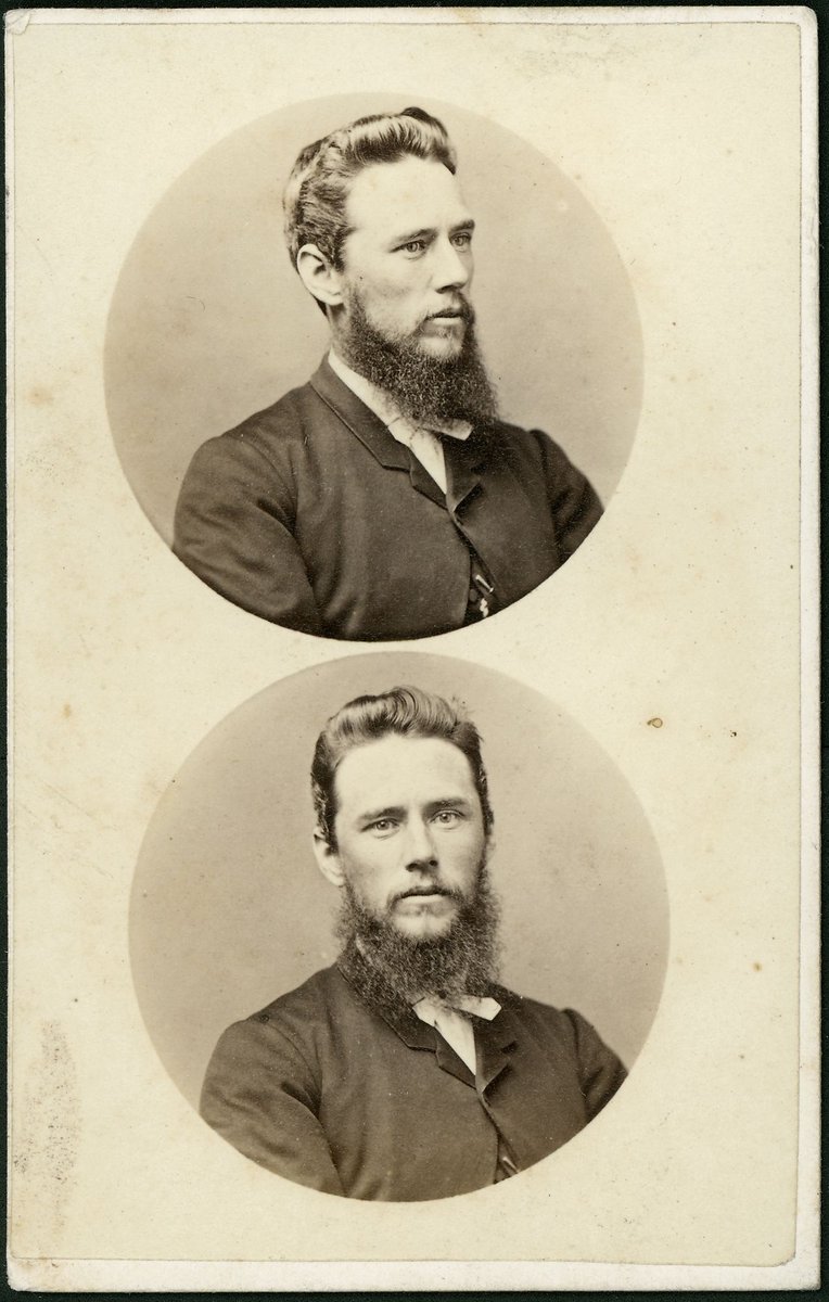 Studio portrait of unidentified man in Melbourne, Victoria (1865–69)