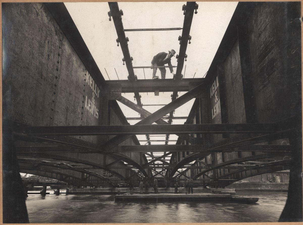 Spencer Street bridge, superstructure, Melbourne City (1929)