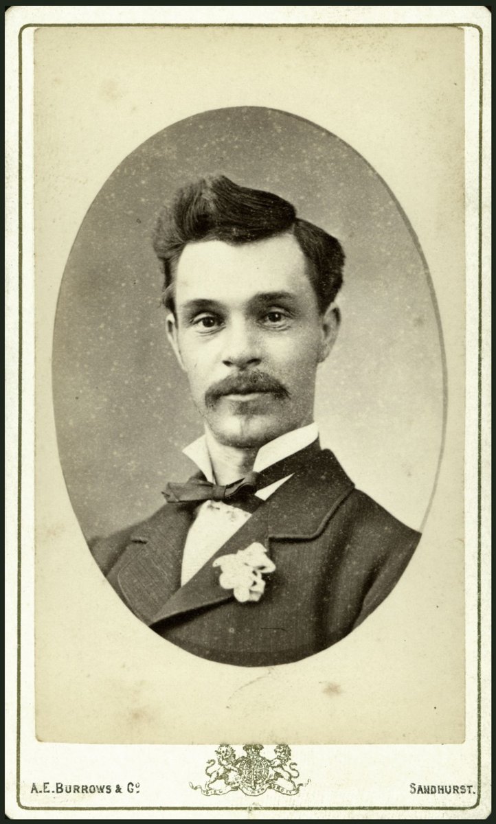 Portrait photographs by A.E. Burrows & Co., Melbourne Portrait Rooms, Sandhurst, Vic (1881–84)