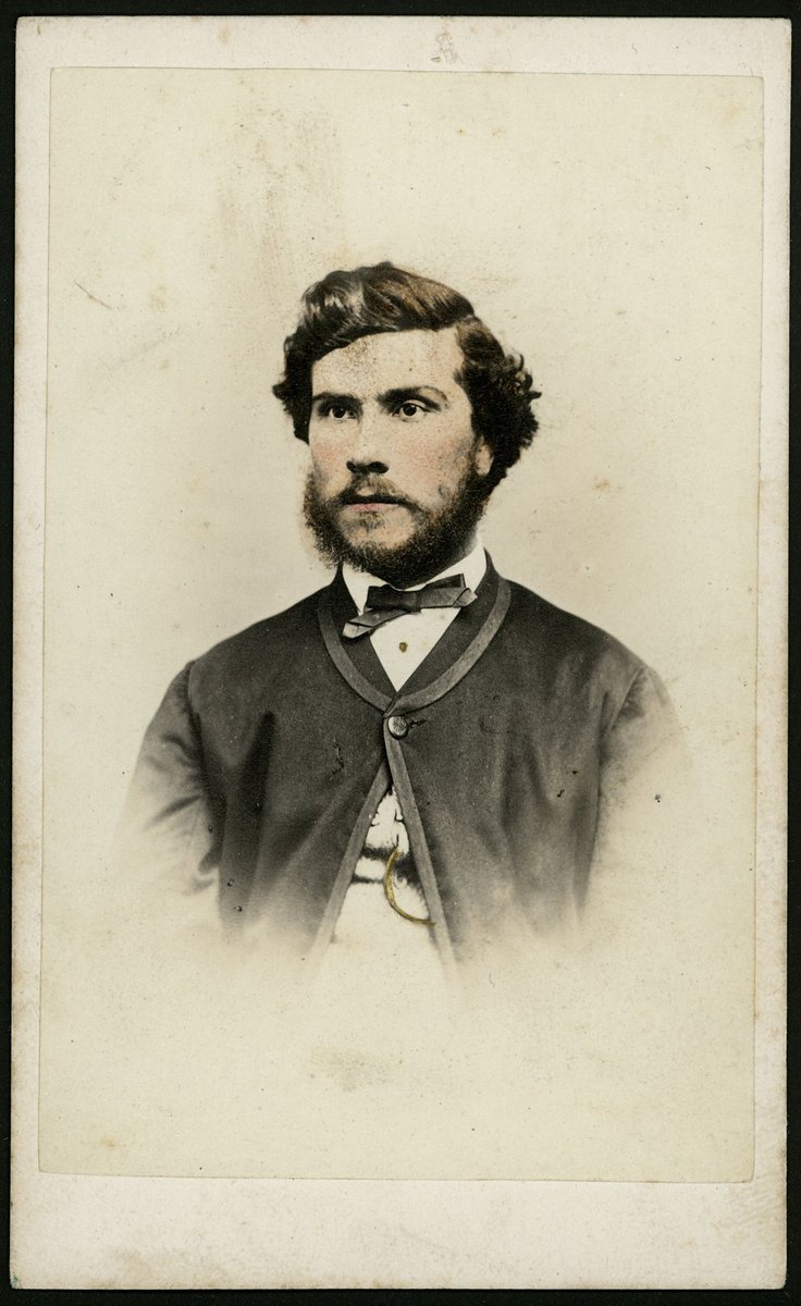 Portrait photographs of men by Archibald McDonald, Bourke Street, Melbourne, Melbourne City (1864–69)