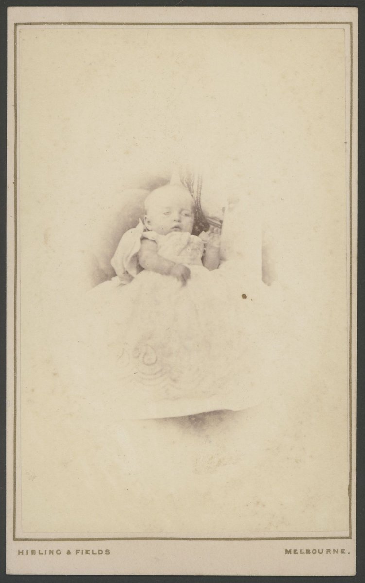 Studio portaits by Hibbling & Fields, Melbourne, Victoria (c. 1872)