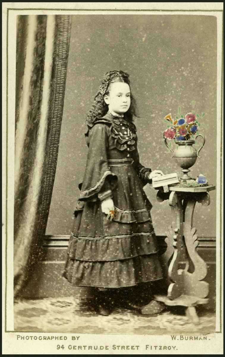Portrait photographs by W. J. Burman, 94 Gertrude Street, Fitzroy, Vic (1868–75)