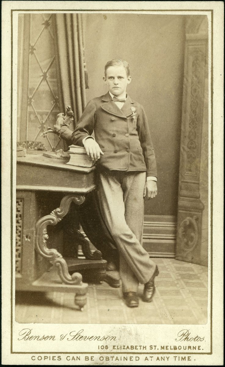 Portrait photographs by Benson & Stevenson, Elizabeth Street, Melbourne, Melbourne City (1872–80)