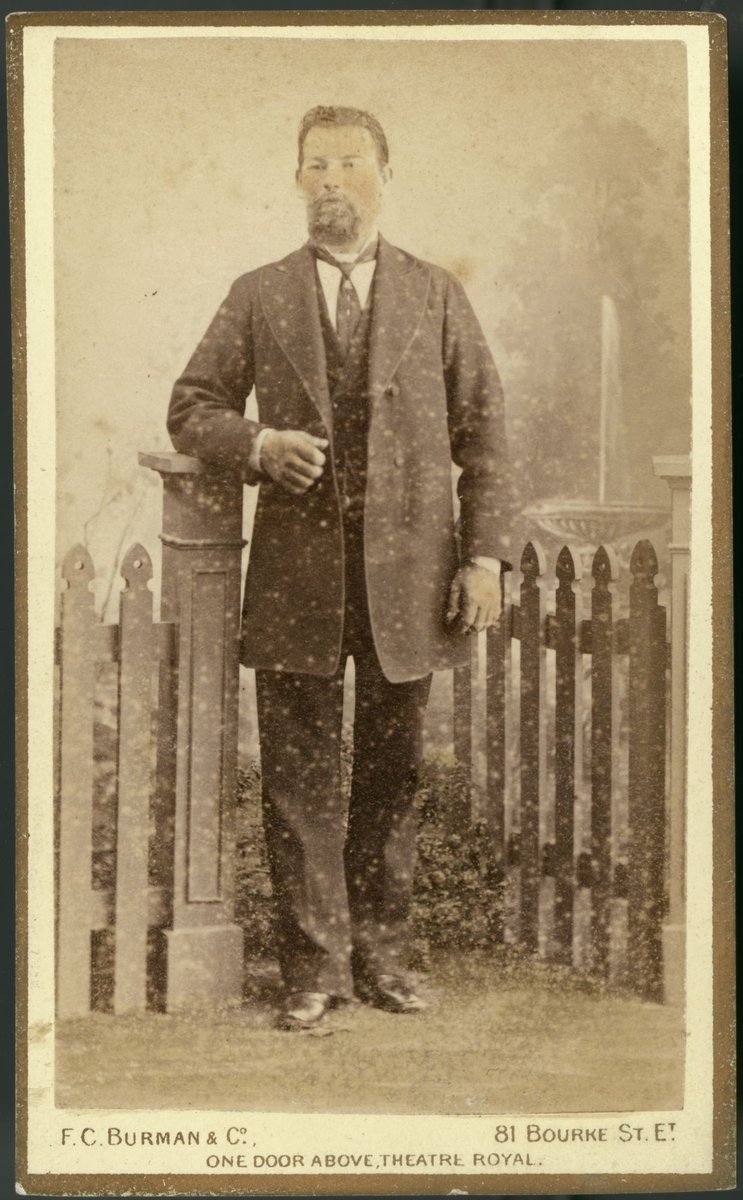 Portrait photographs by F. C. Burman, 81 Bourke Street, Melbourne, Vic, Melbourne City (1877–80)