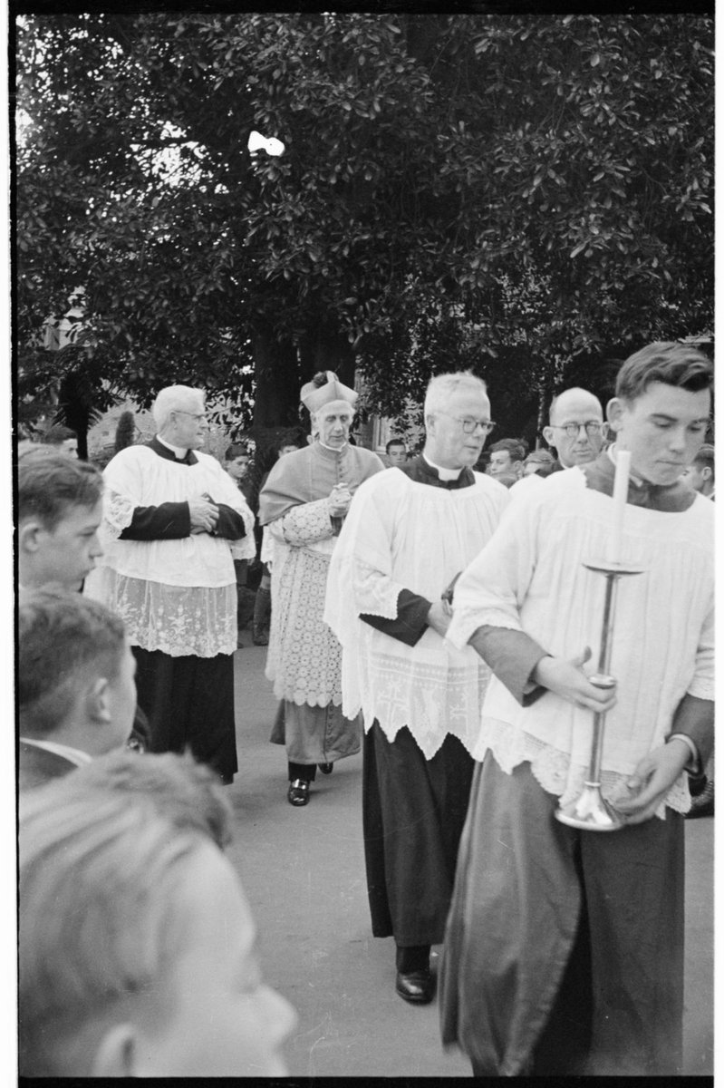 Religious Procession And Service, Possibly Immaculate Conception Church, Hawthorn, Vic (1940–50)