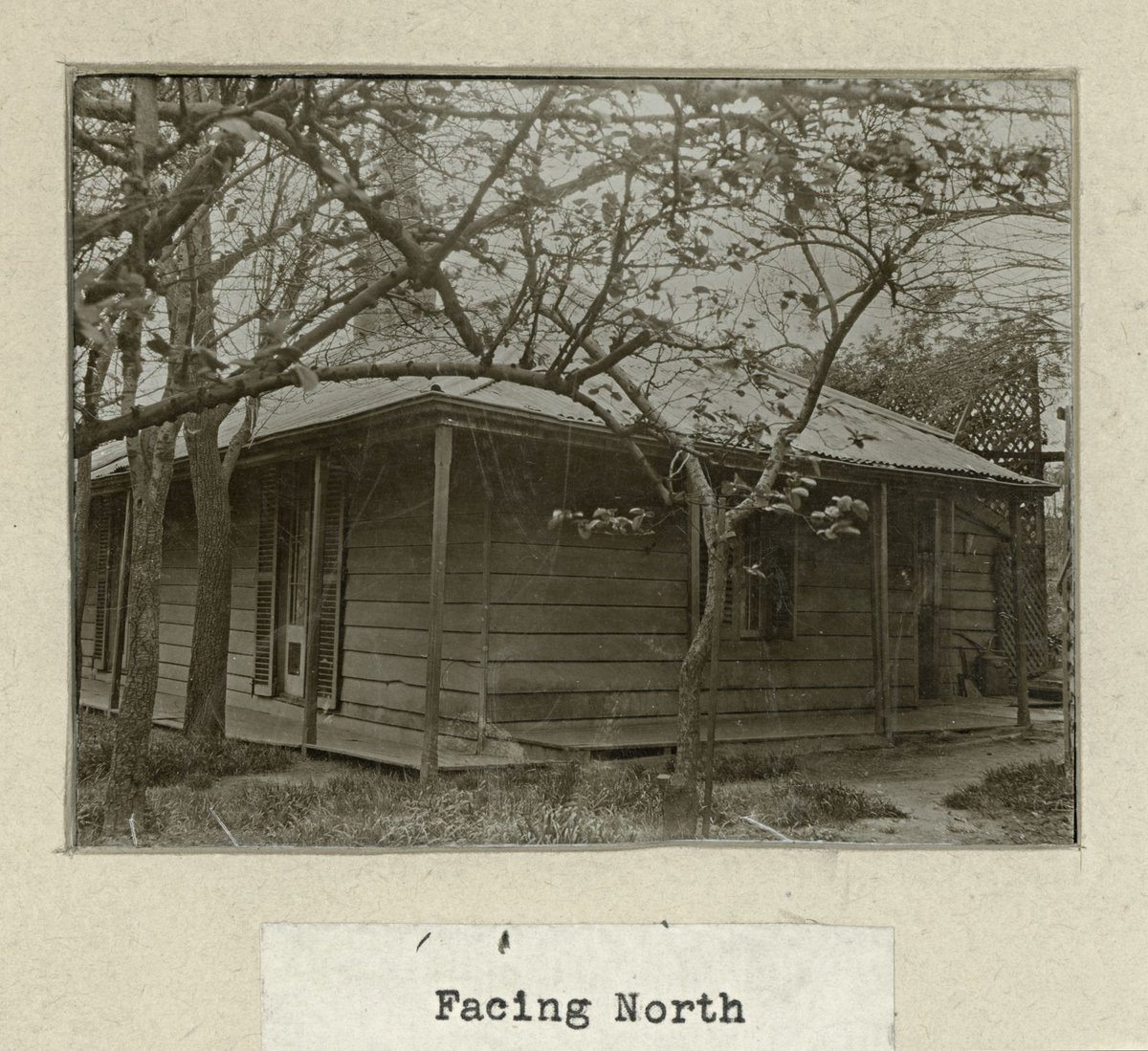 Four views of the Detached Cottage originally part of Governor La Trobe's residence at Jolimont (c. 1937)