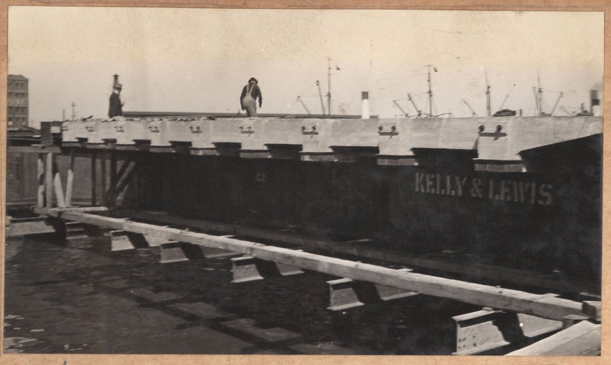 Spencer Street bridge, concrete deck, Melbourne City (1929)
