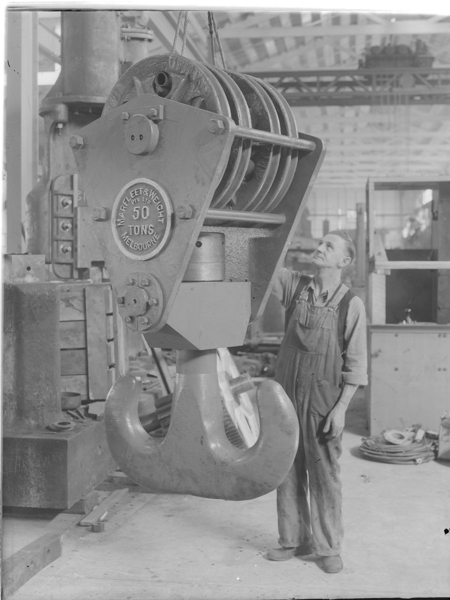 Factory interior of Marfleet & Weight Pty. Ltd., Melbourne (1941–42)