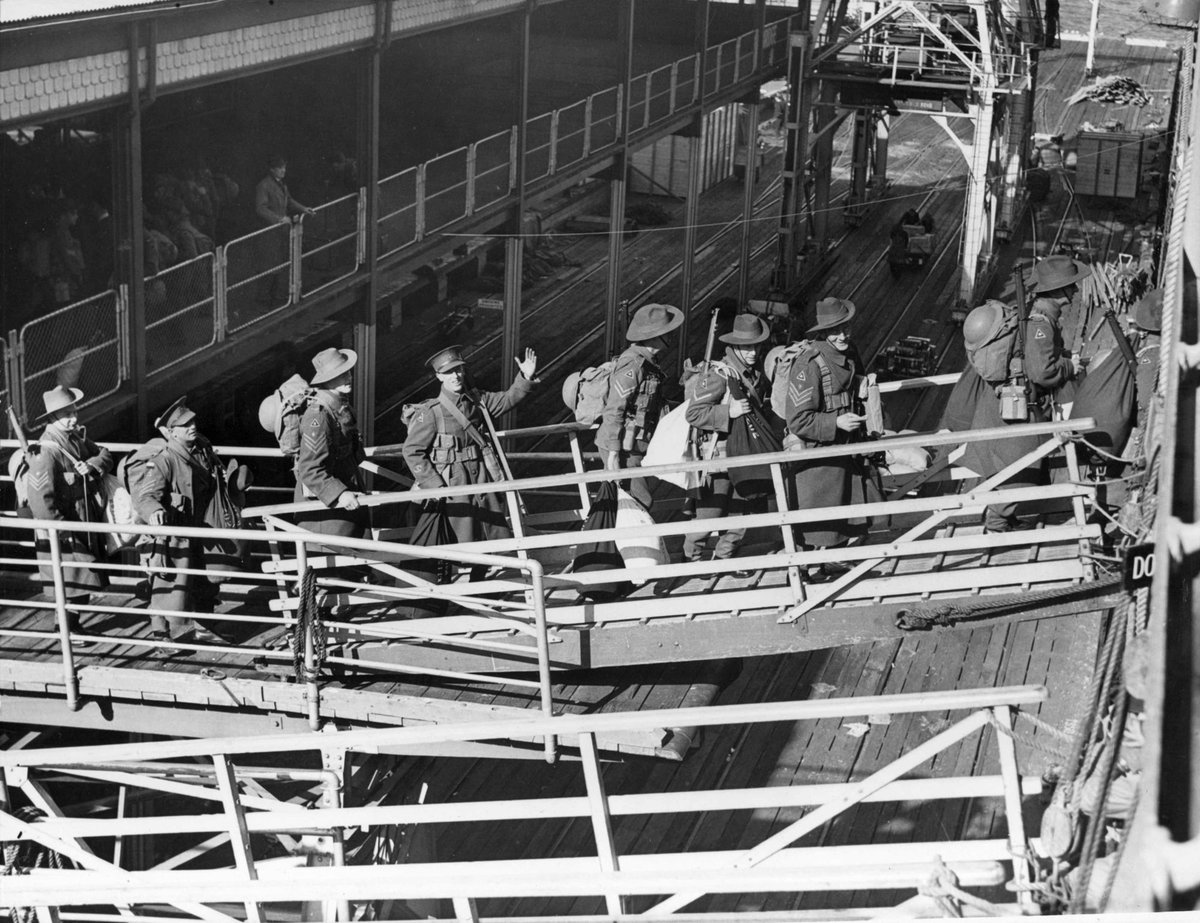 EMBARKATION OF TROOPS FROM PORT MELBOURNE (1938–44)