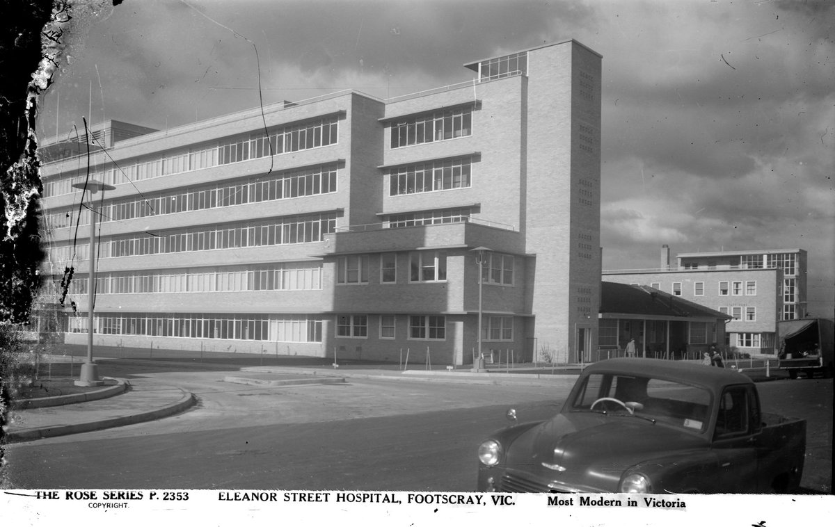 Eleanor Street Hospital, Footscray, Vic (1920–54)