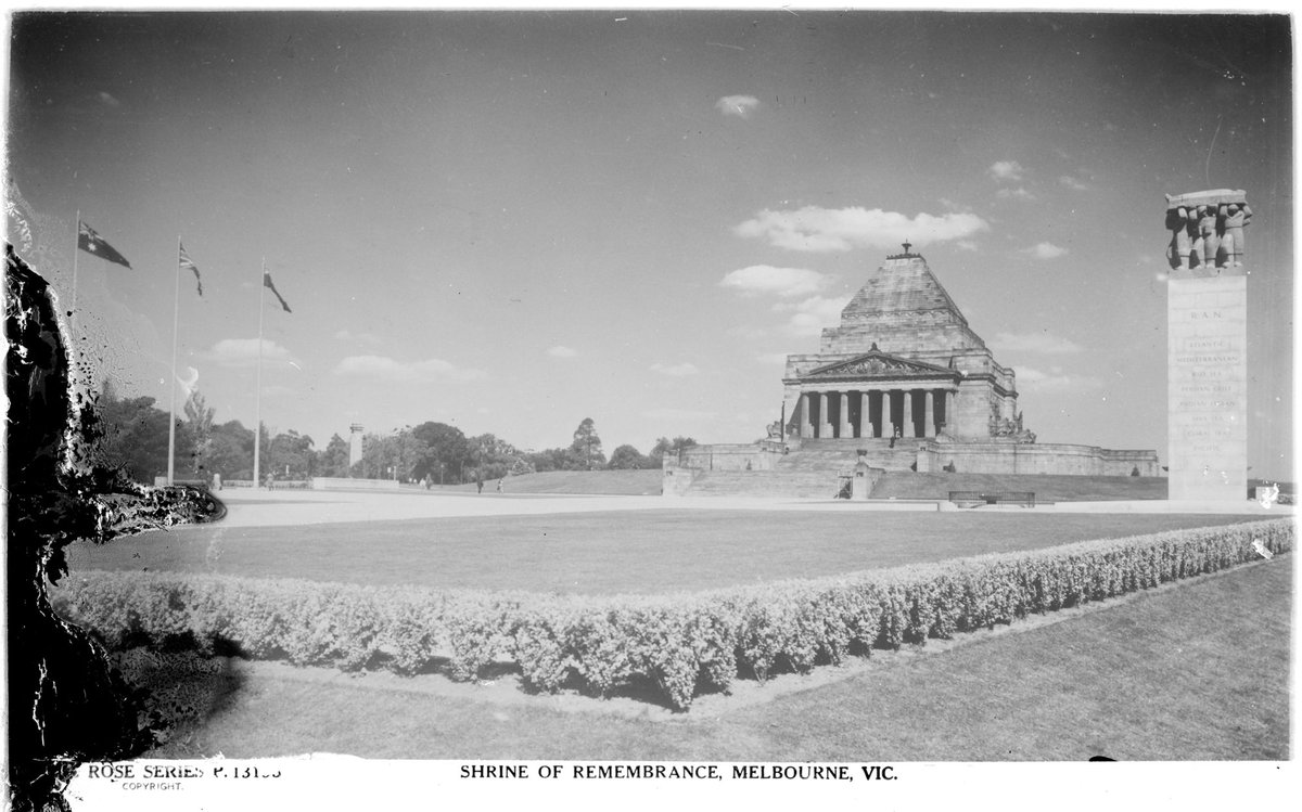 SHRINE OF REMEMBRANCE, MELBOURNE, VIC, Melbourne City (1920–54)
