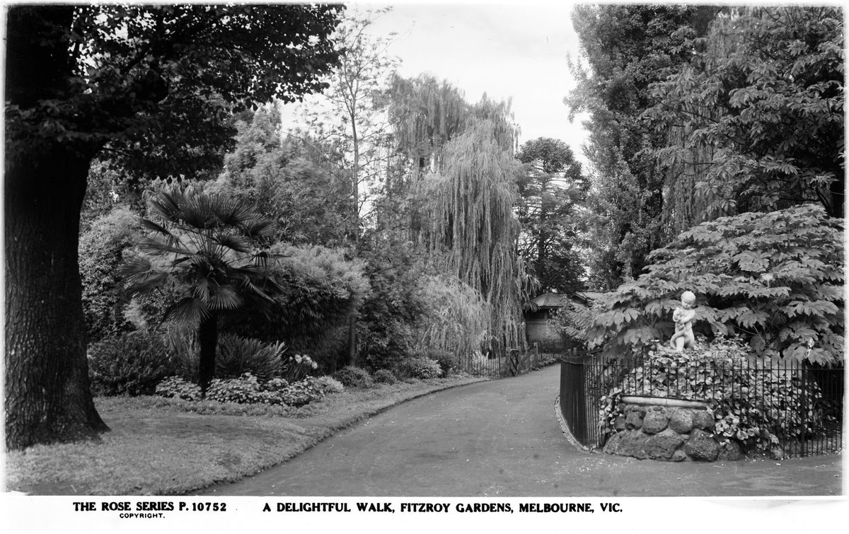 A BEAUTIFUL WALK, FITZROY GARDENS, MELBOURNE, VIC, East Melbourne (1920–54)