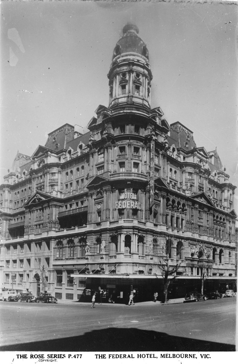 THE FEDERAL HOTEL, MELBOURNE, VIC (1920–54)