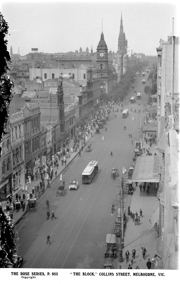 "The Block", Collins Street, Melbourne, Vic, Melbourne City (1920–54)