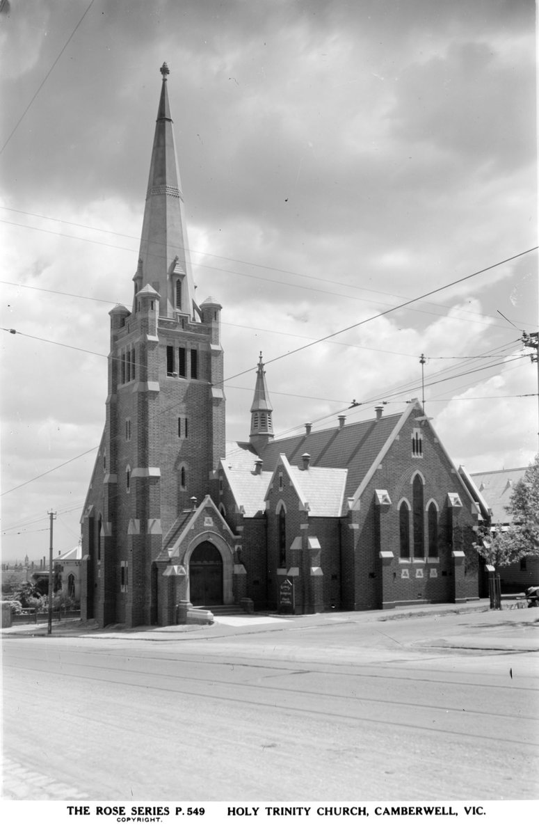 HOLY TRINITY CHURCH, CAMBERWELL, VIC (1920–54)