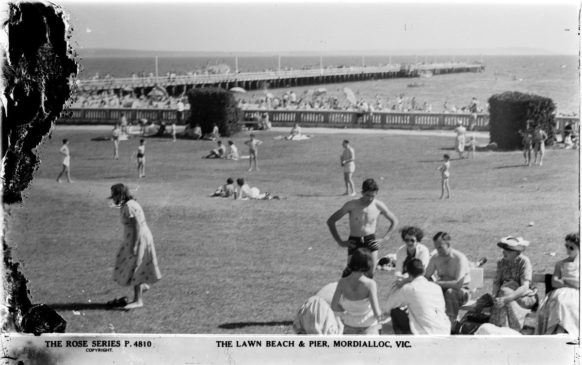 THE LAWN BEACH & PIER, MORDIALLOC, VIC (1920–54)