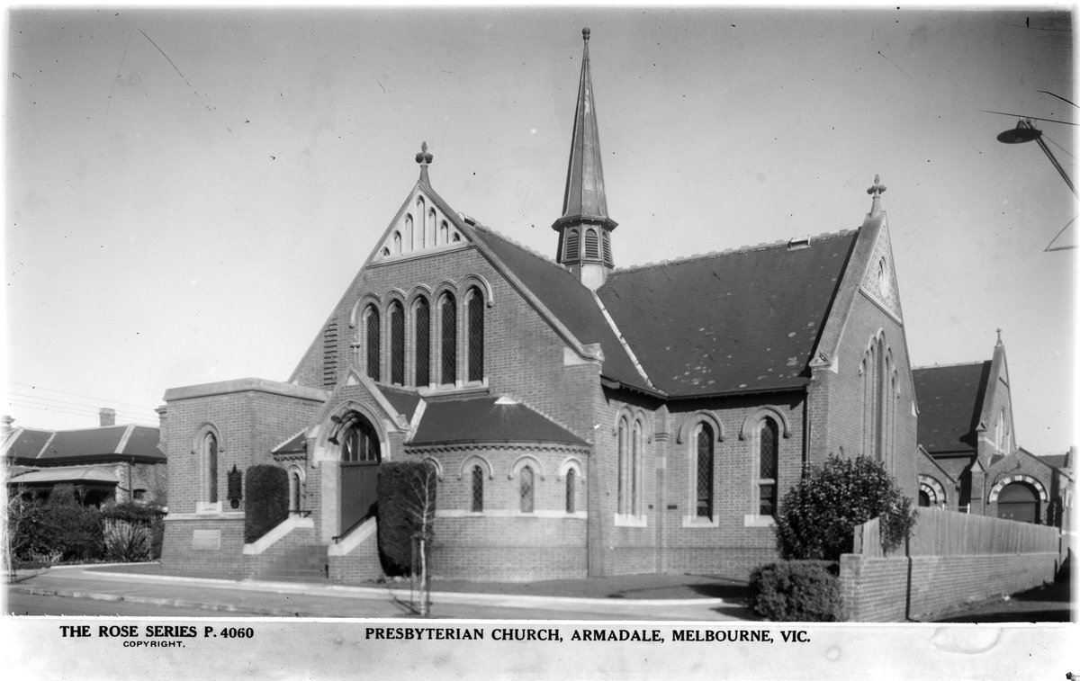 PRESBYTERIAN CHURCH, ARMADALE, MELBOURNE, VIC (1920–54)