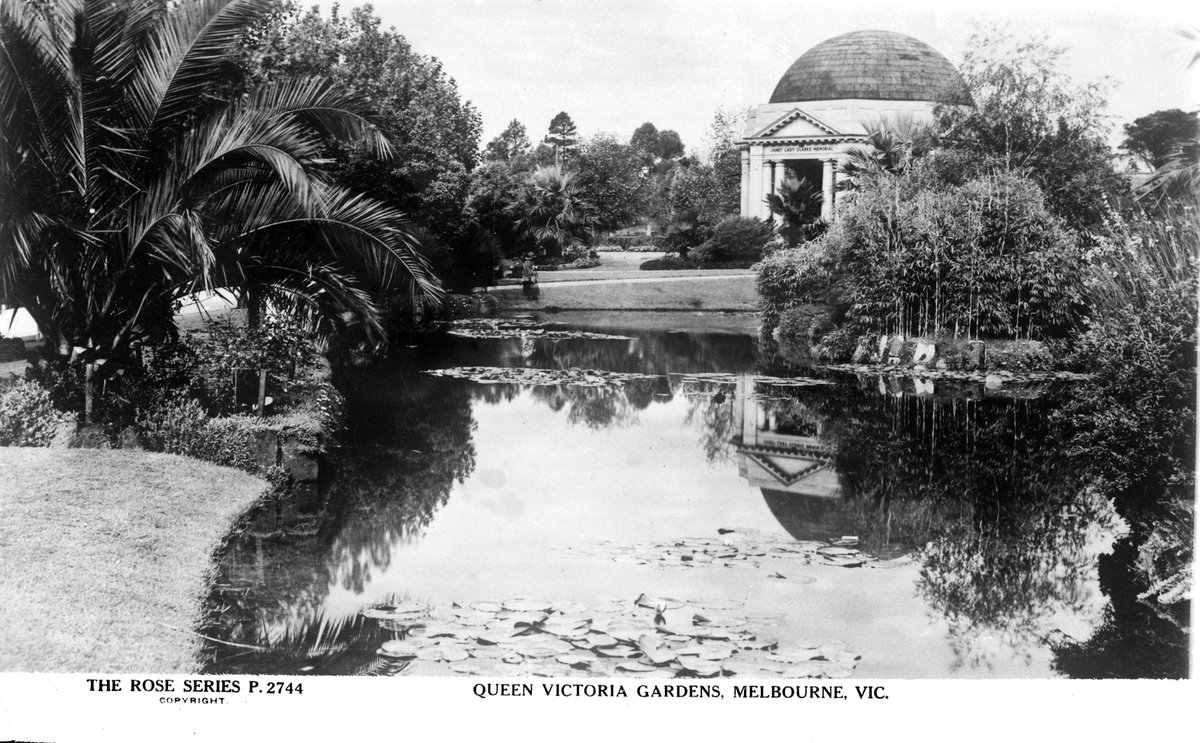 Queen Victoria Gardens, Melbourne, Vic, Melbourne City (1920–54)