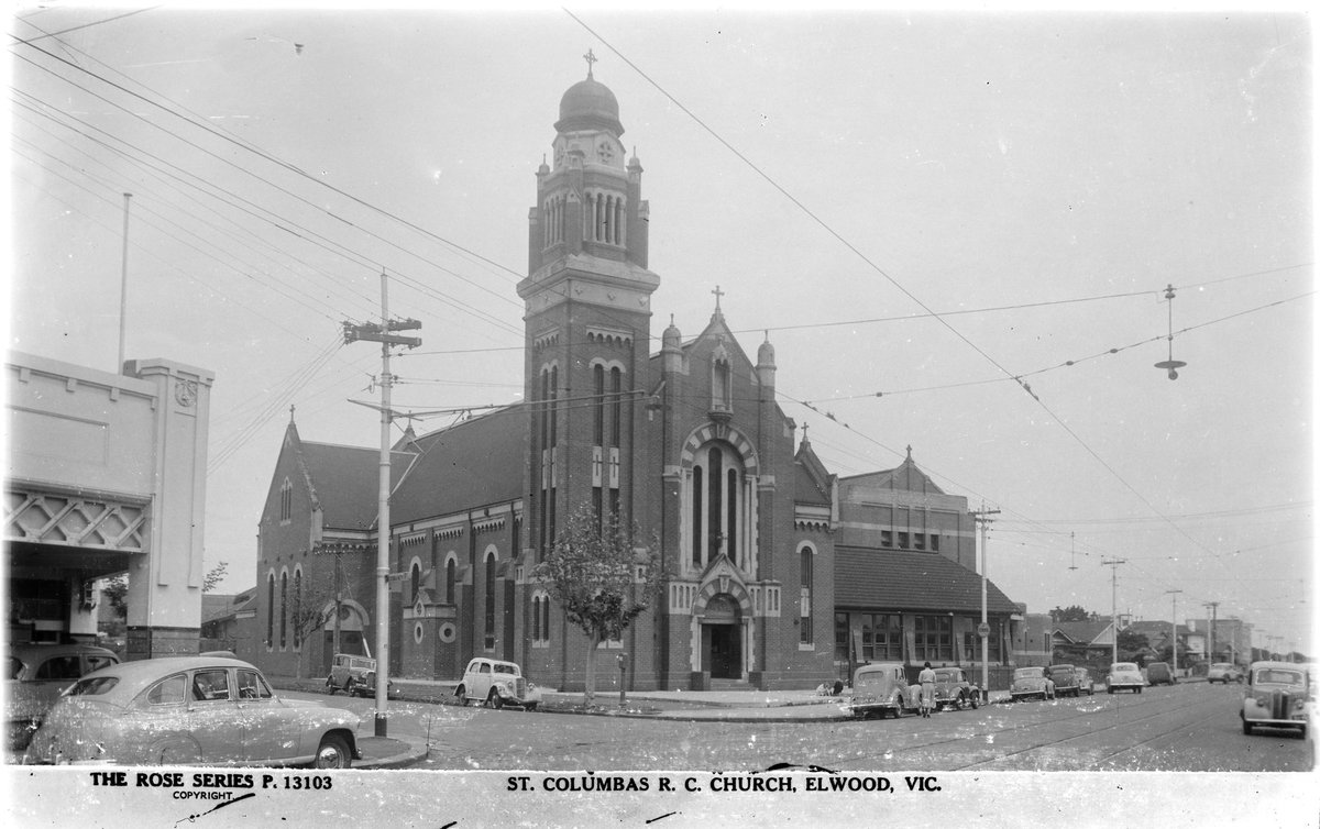 ST. COLUMBAS R. C. CHURCH, ELWOOD, VIC (1920–54)
