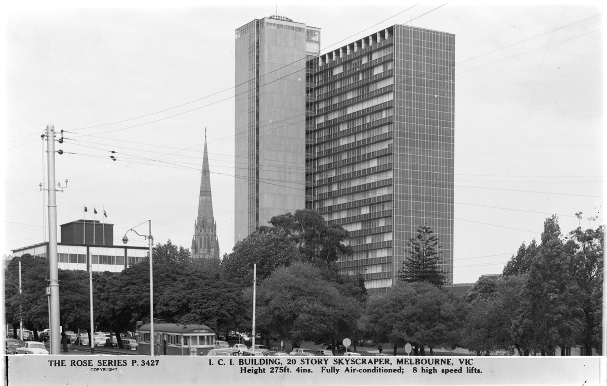 I.C.I. Building, 20 Story I.E. Storey Skyscraper, Melbourne, Vic (1920–54)
