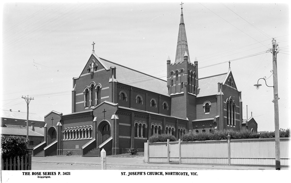 St. Joseph's Church, Northcote, Vic (1920–54)