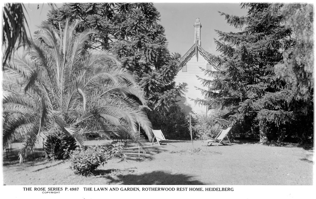 THE LAW AND GARDEN, ROTHERWOOD REST HOME, HEIDELBERG (1920–54)