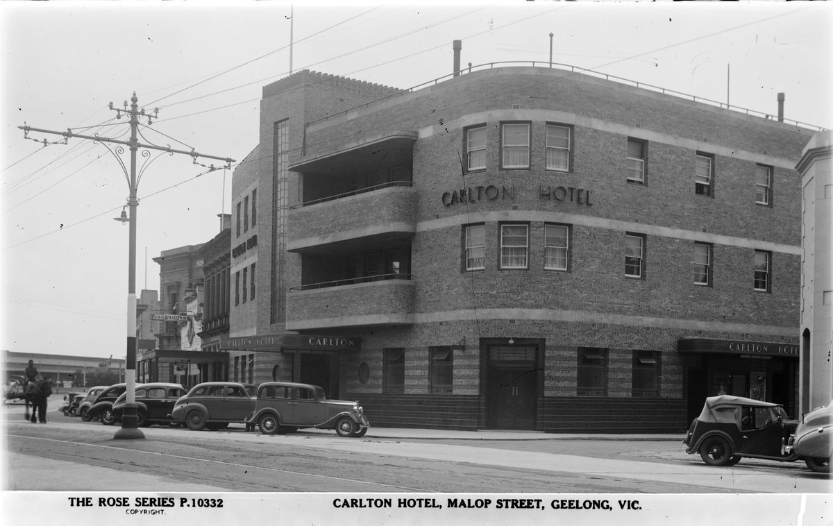 CARLTON HOTEL, MALOP STREET, GEELONG, VIC (1920–54)