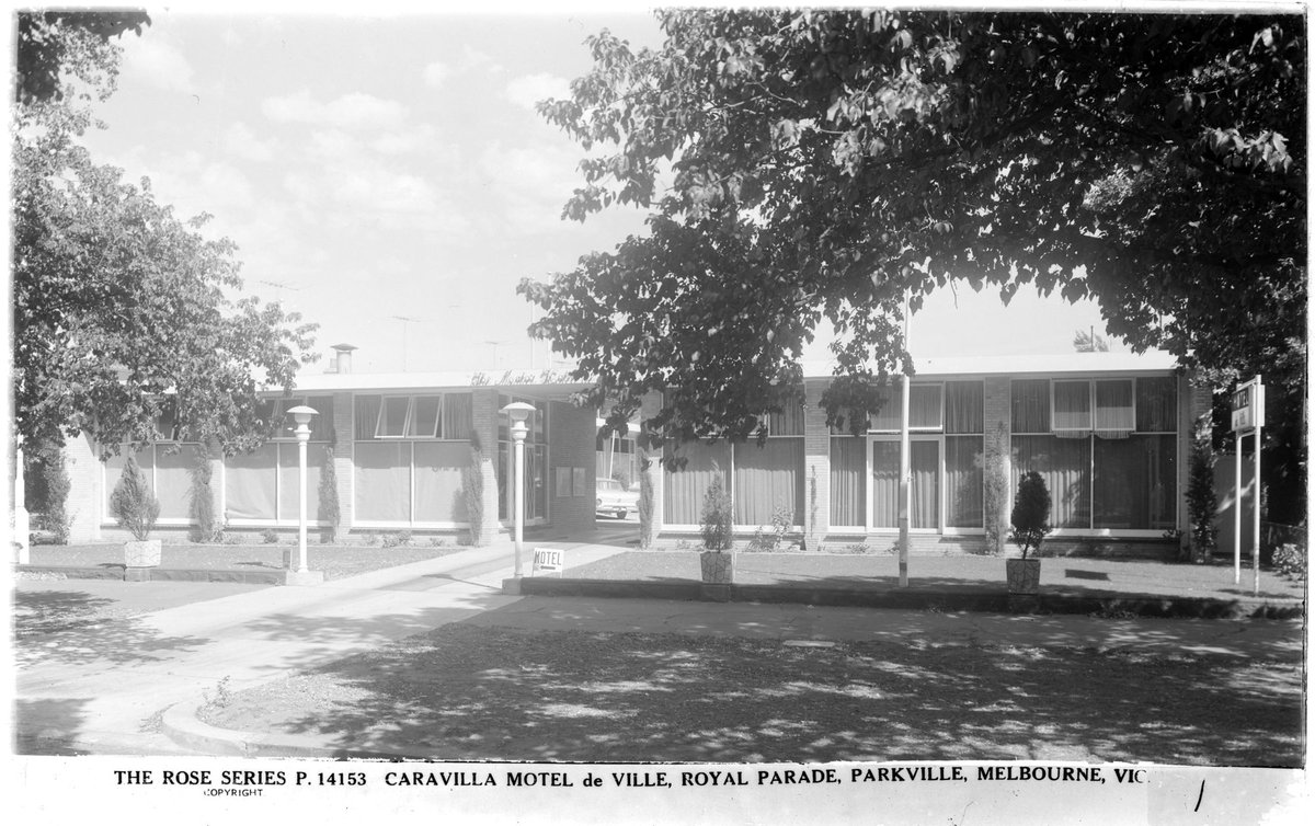 CARVILLA MOTEL de VILLE, ROYAL PARADE, PARKVILLE, MELBOURNE, VIC (1920–54)