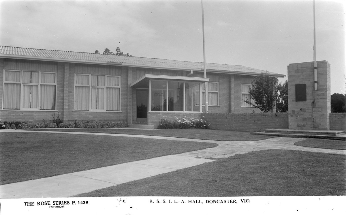 R.S.S.I.L.A I.E Returned Sailors And Soldiers Imperial League Of Australia Hall, Doncaster, Vic (1920–54)