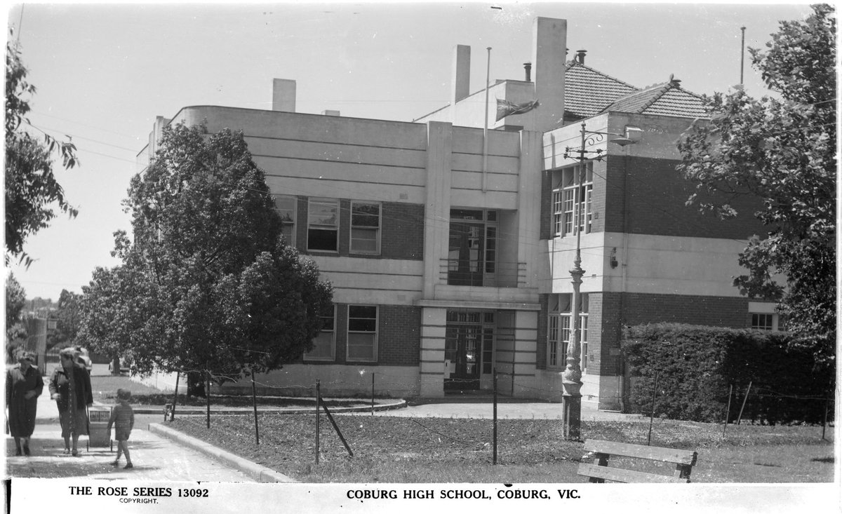 COBURG HIGH SCHOOL, COBURG, VIC (1920–54)