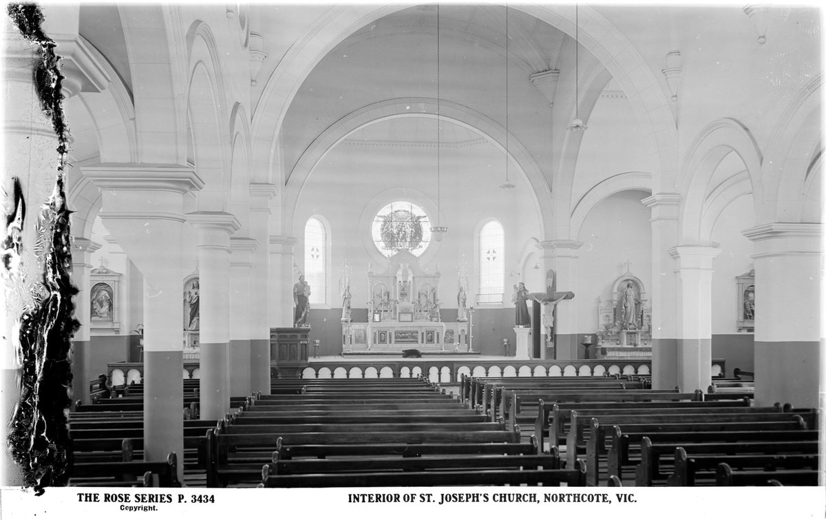 Interior Of St. Joseph's Church, Northcote, Vic (1920–54)