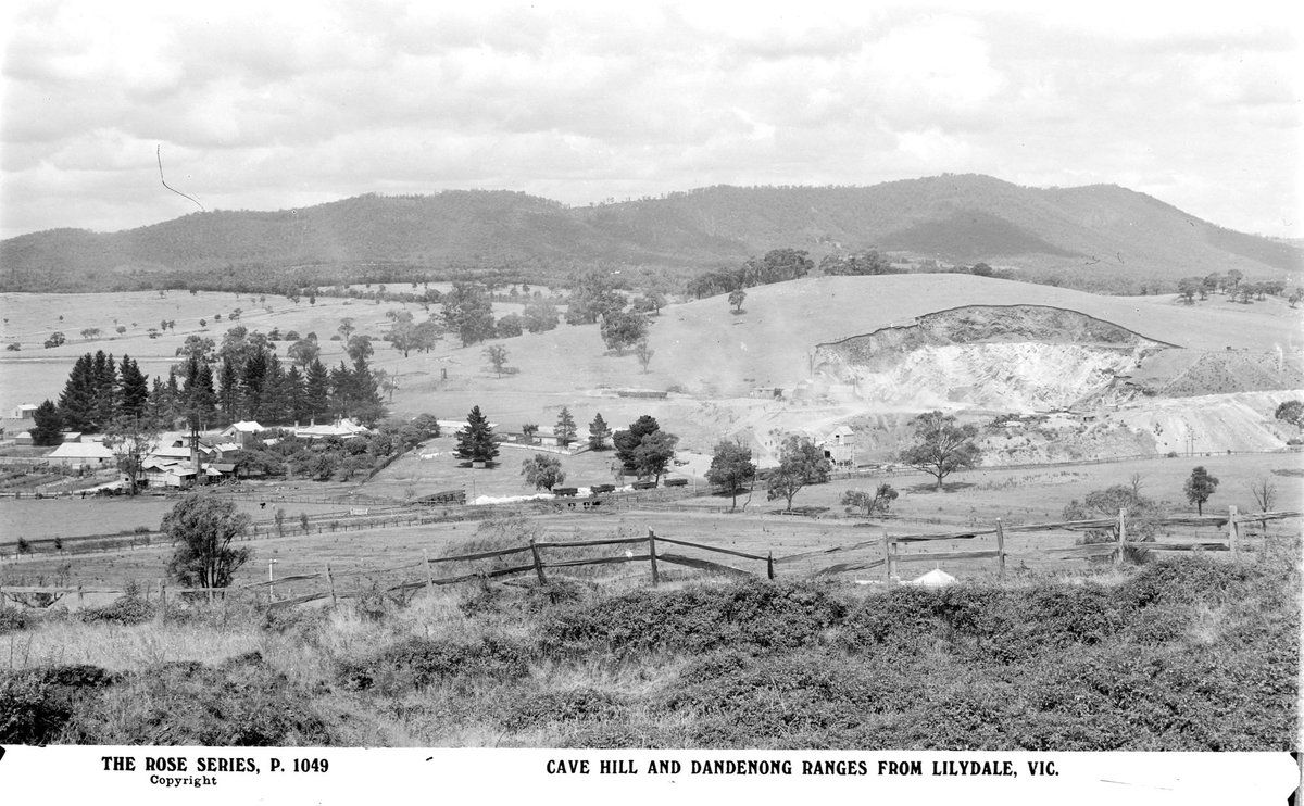 Cave Hill And Dandenong Ranges From Lilydale, Vic (1920–54)