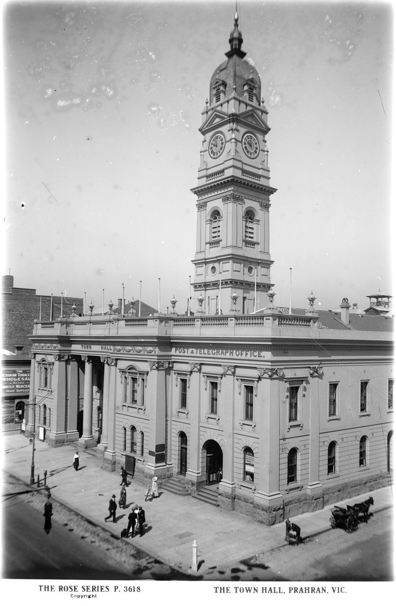 The Town Hall, Prahran, Vic (1920–54)