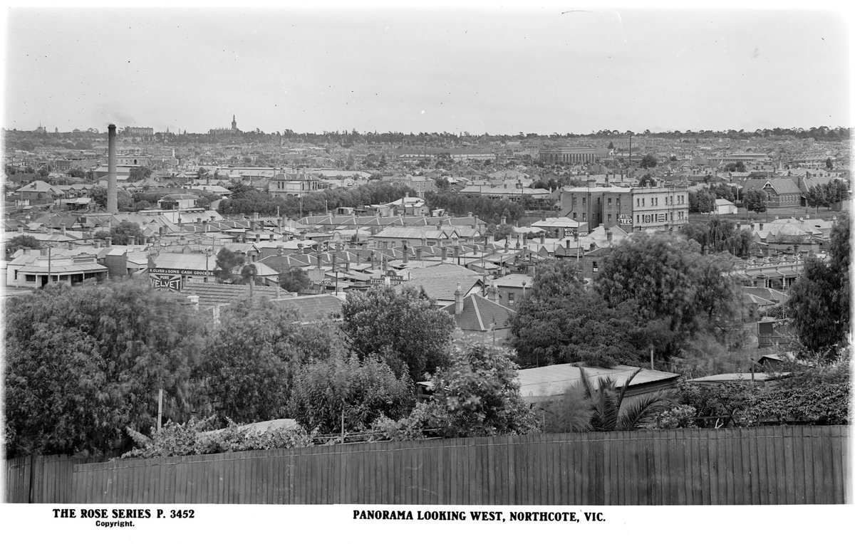 Panorama Looking West, Northcote, Vic (1920–54)
