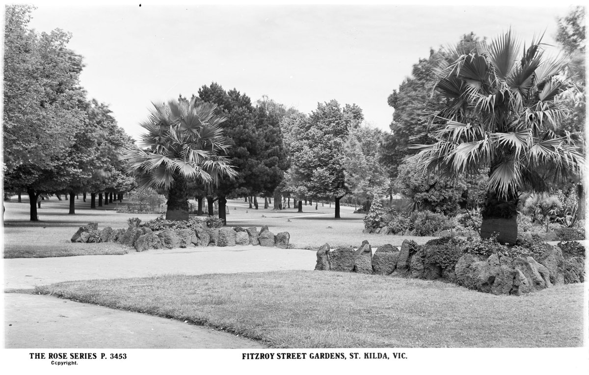 Fitzroy Street Gardens, St. Kilda, Vic, St Kilda (1920–54)