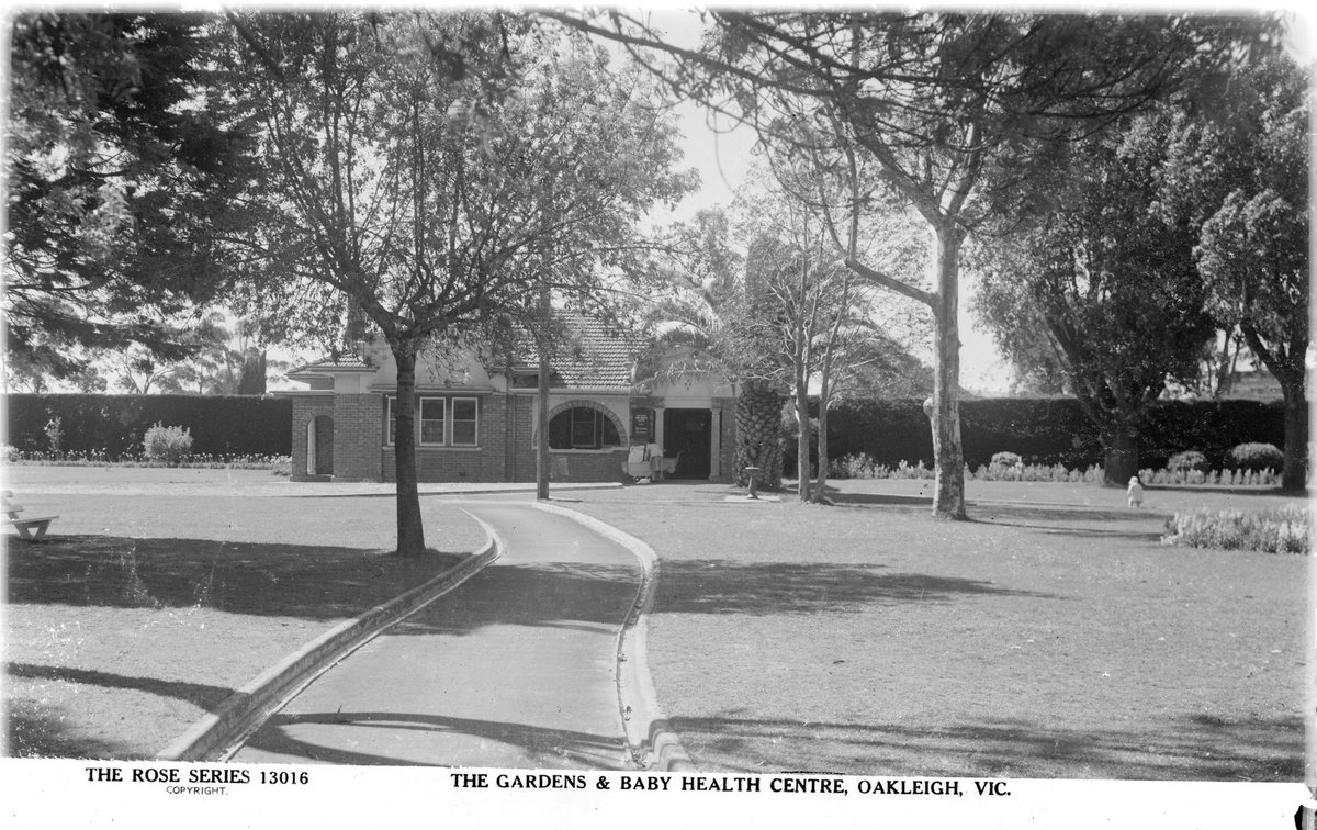 THE GARDENS & BABY HEALTH CENTRE, OAKLEIGH, VIC (1920–54)