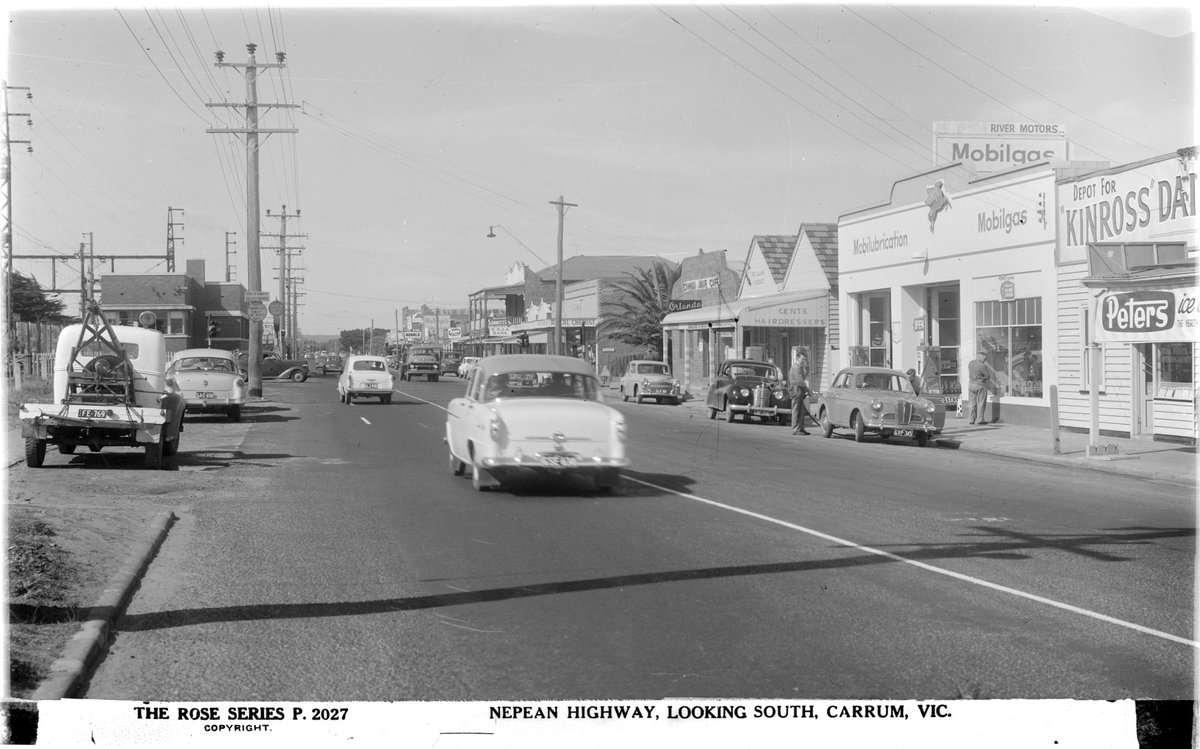 Nepean Highway, Looking South, Carrum, Vic (1920–54)
