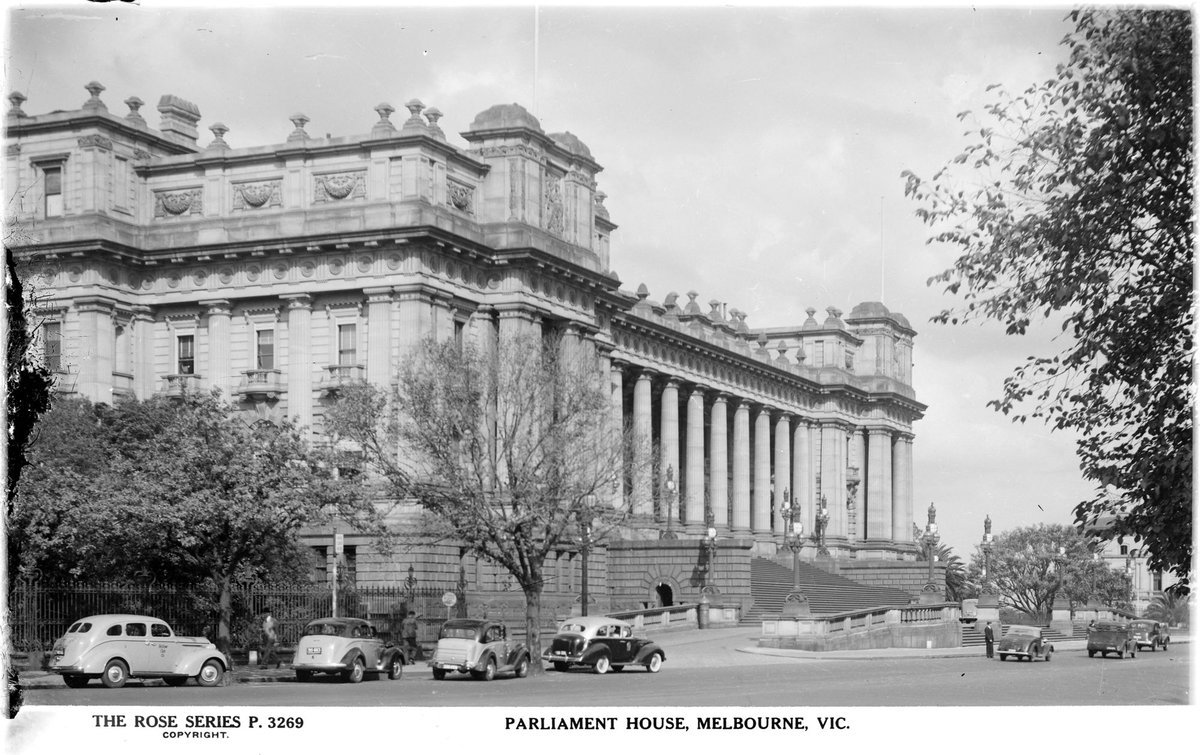Parliament House, Melbourne, Vic, East Melbourne (1920–54)