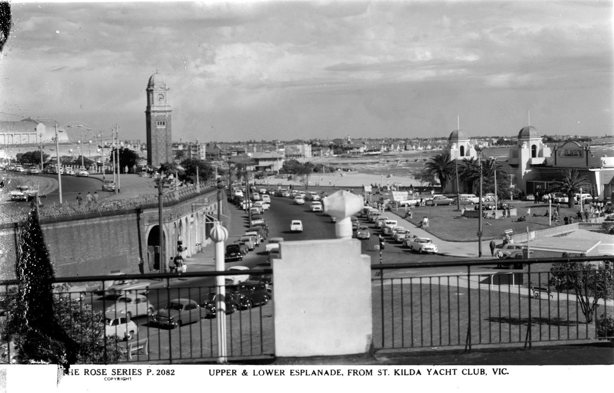 Upper & Lower Esplanade, From St. Kilda Yacht Club, Vic, St Kilda (1920–54)