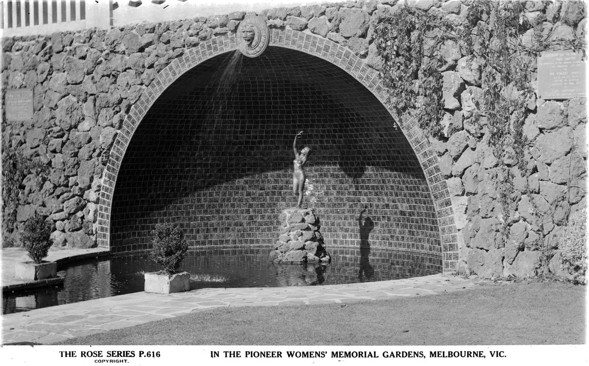 IN THE PIONEER WOMENS' MEMORIAL GARDENS, MELBOURNE, VIC (1920–54)
