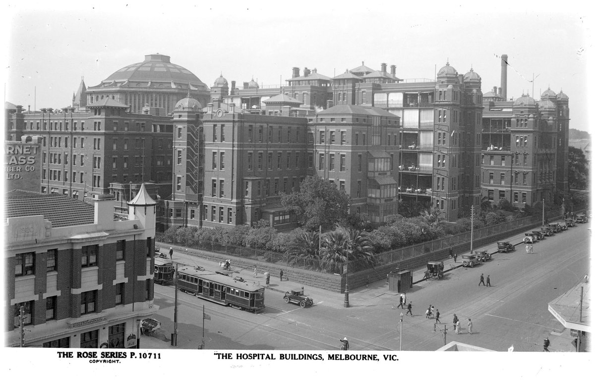 THE HOSPITAL BUILDINGS, MELBOURNE, VIC, Melbourne City (1920–54)