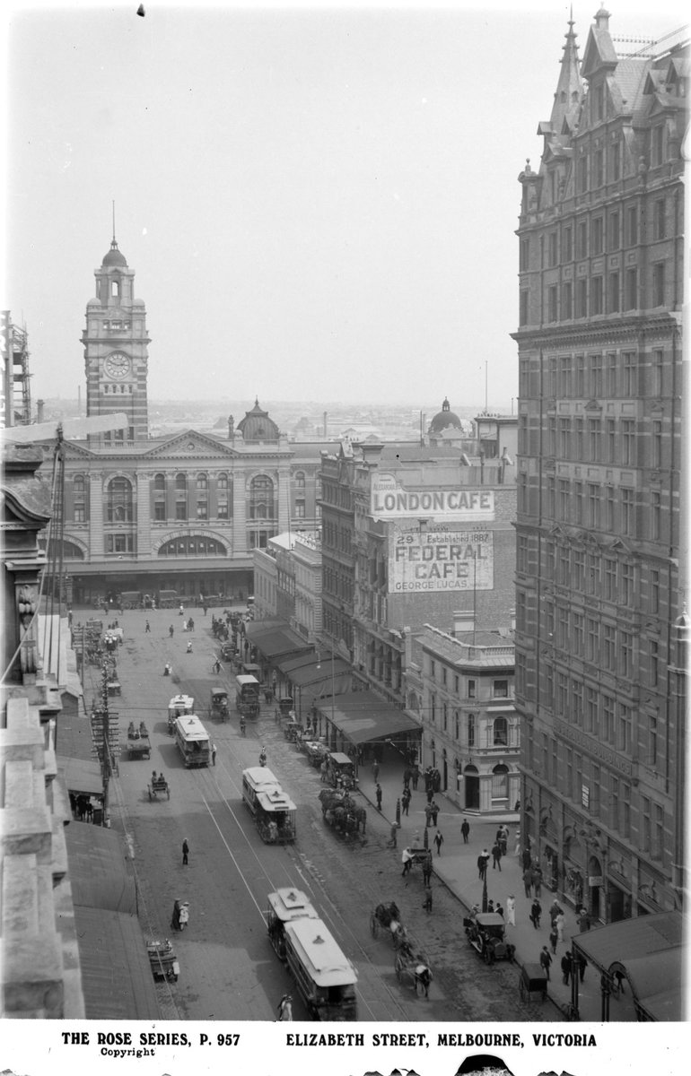 Elizabeth Street, Melbourne, Victoria, Melbourne City (1920–54)