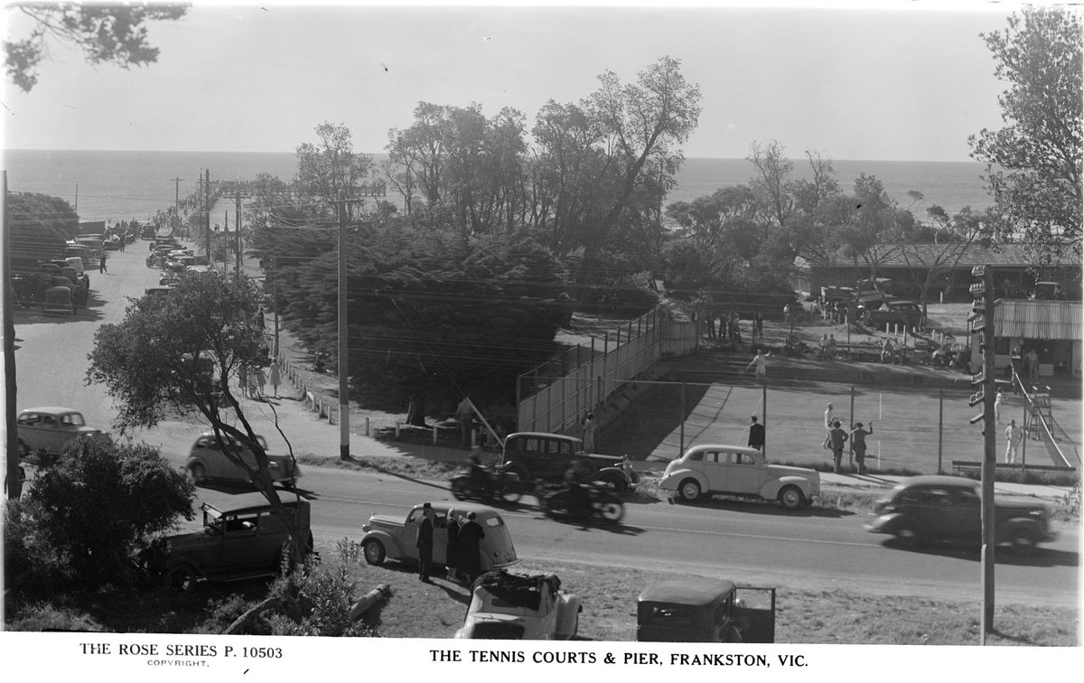 THE TENNIS COURT & PIER FRANKSTON, VIC (1920–54)