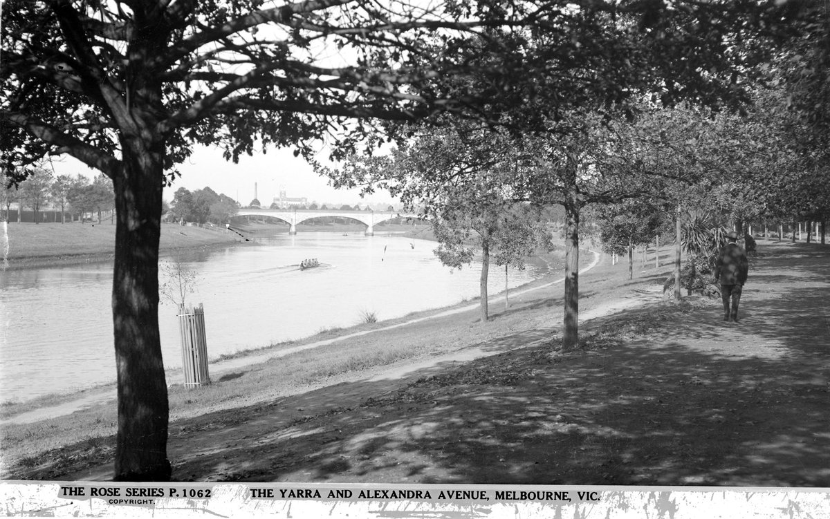 The Yarra And Alexandra Avenue, Melbourne, Vic, Melbourne City (1920–54)
