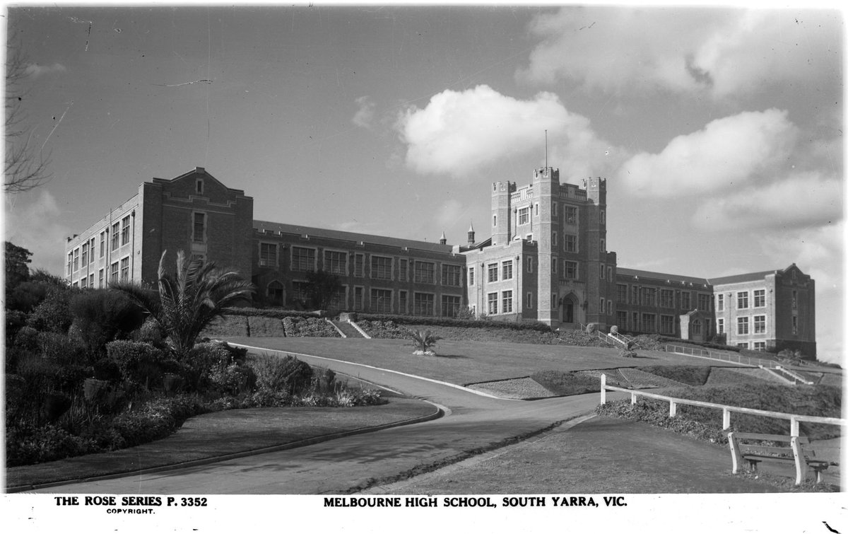 Melbourne High School, South Yarra, Vic (1920–54)