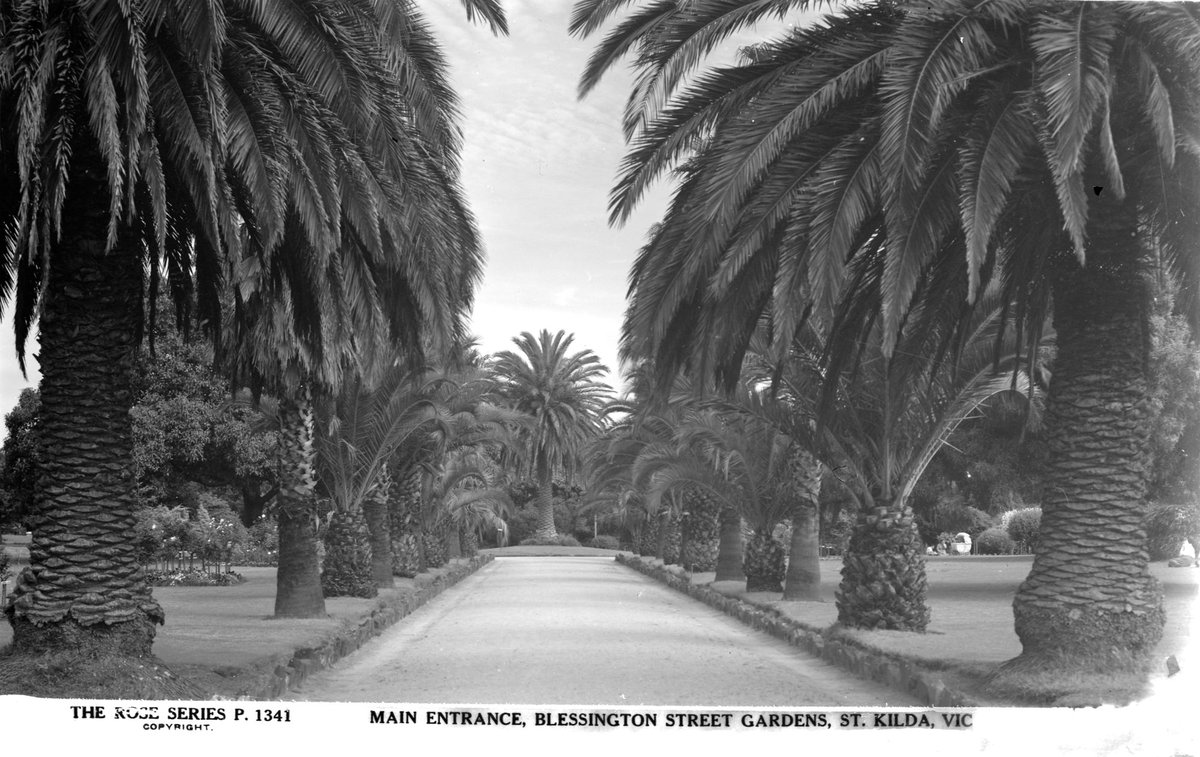 Main Entrance, Blessington Street Gardens, St. Kilda, Vic, St Kilda (1920–54)